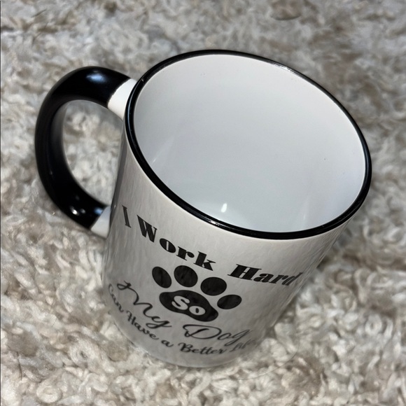 B&W Dog‎ Lover Mug -11oz dishwasher and microwave safe - Picture 4 of 4